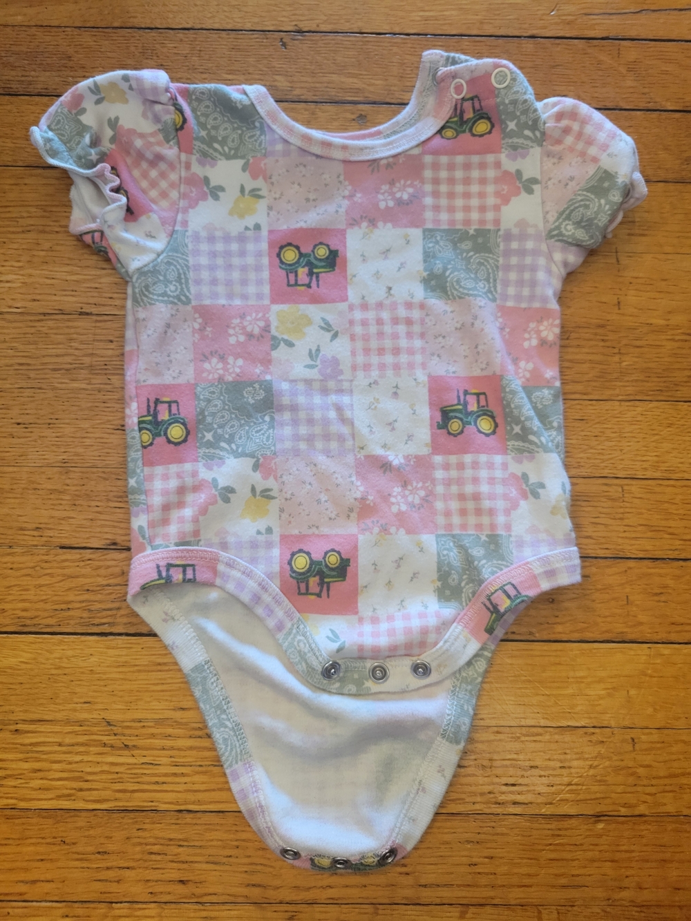 Girls' Pink 3-Piece Soft Cotton Set- 3-6 Months - Picture 2 of 11